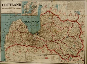 Lettlands karta